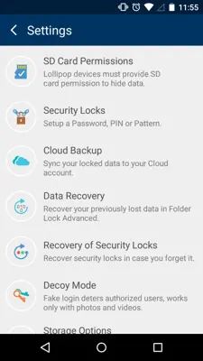 Folder Lock Advanced android App screenshot 0